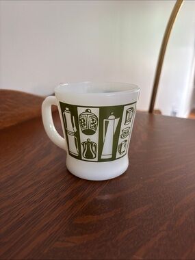 Fire King Coffee Design mug